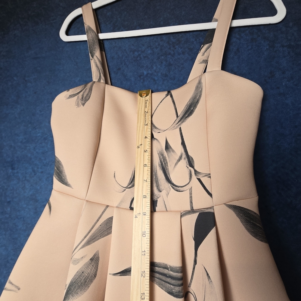 ASOS Beige Floral Midi Dress - Picture 8 of 11
